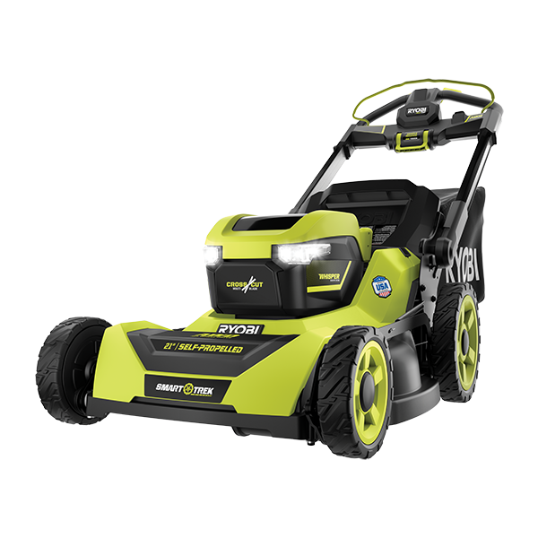 40V HP Brushless WHISPER SERIES Self-Propelled AWD Multi-Blade 21” Lawn Mower