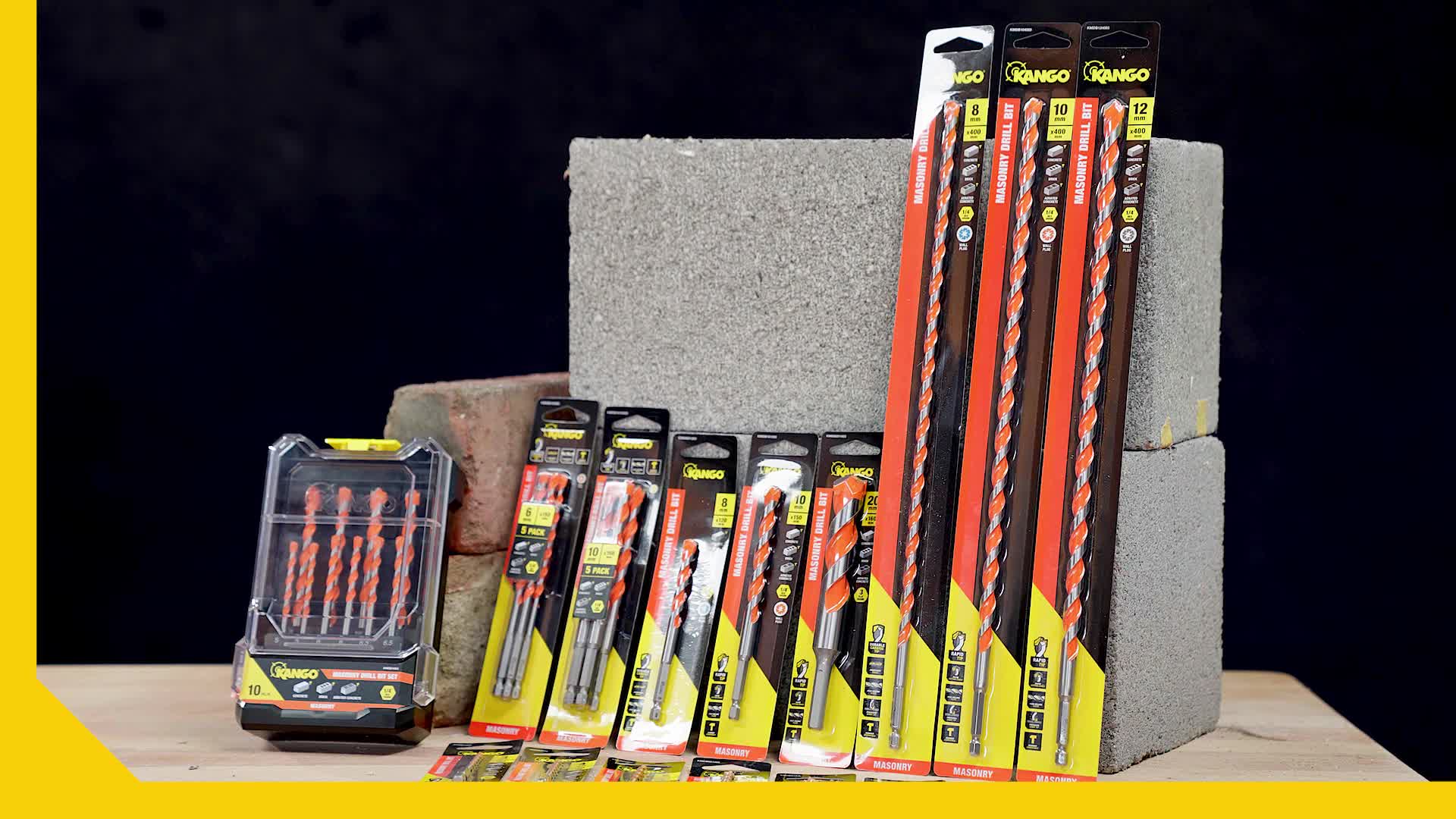 KANGO Masonry Drill Bits