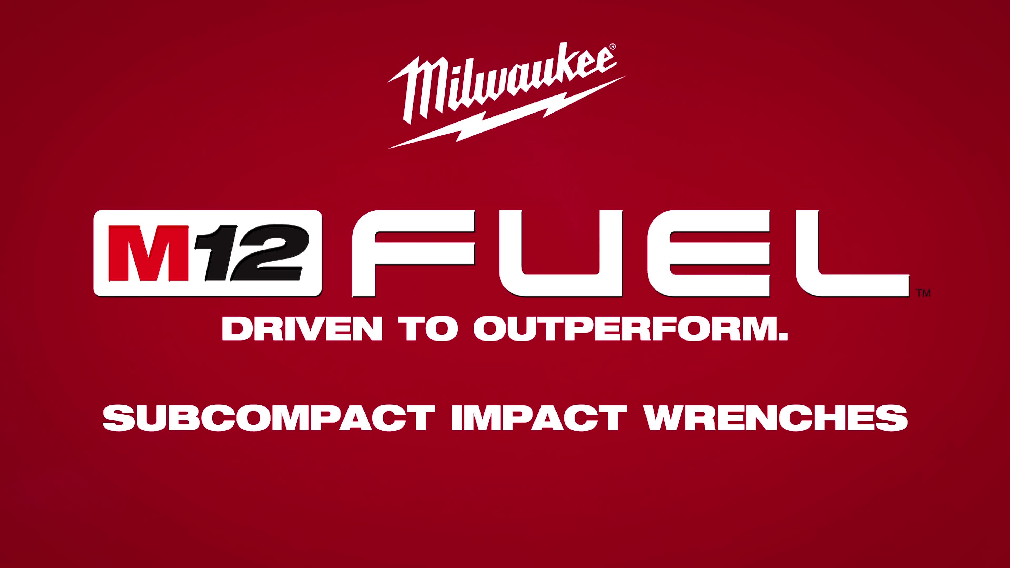 MILWAUKEE M12 Subcompact Impact Wrenches
