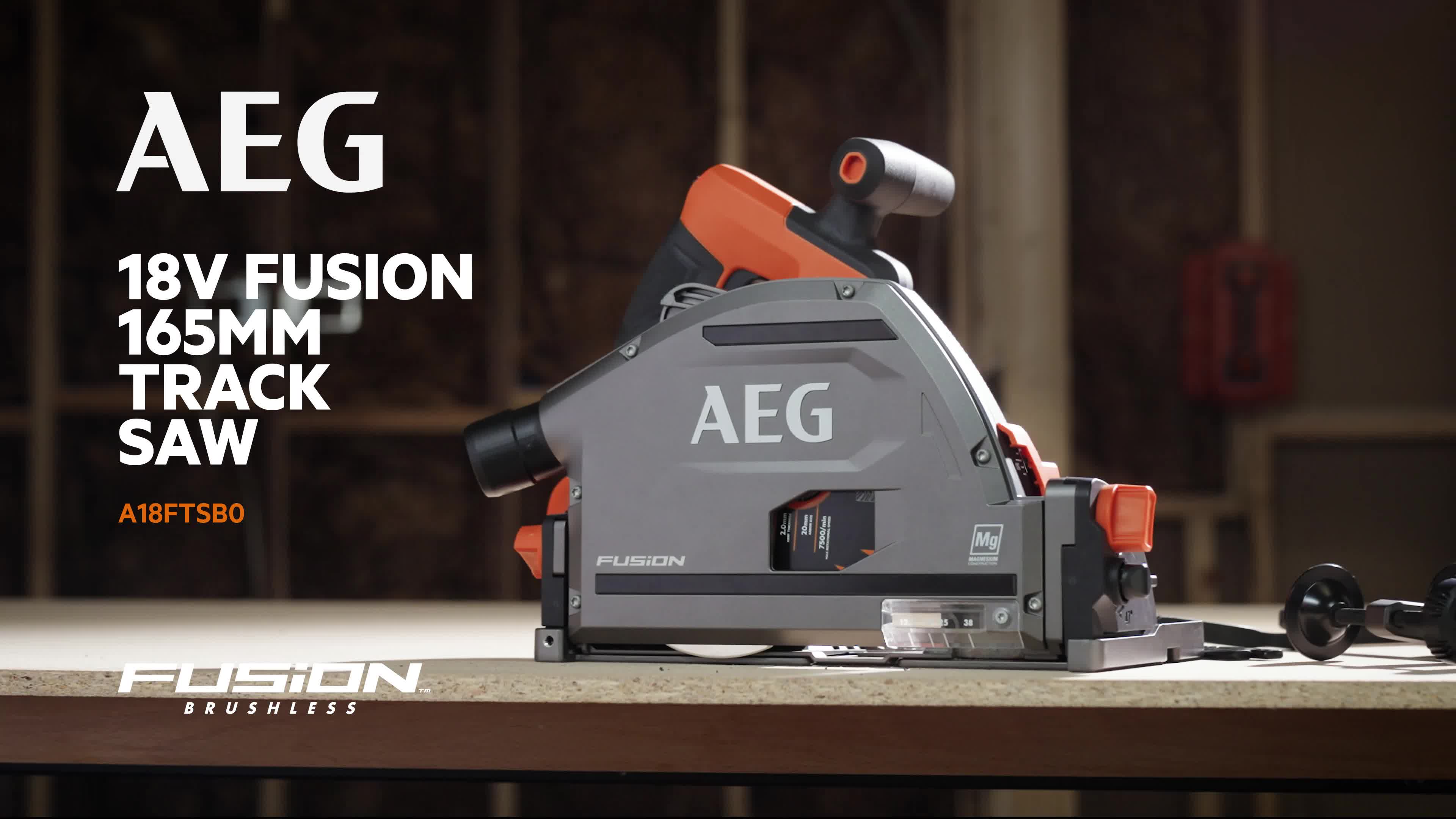 AEG 18V Fusion 165mm Track Saw