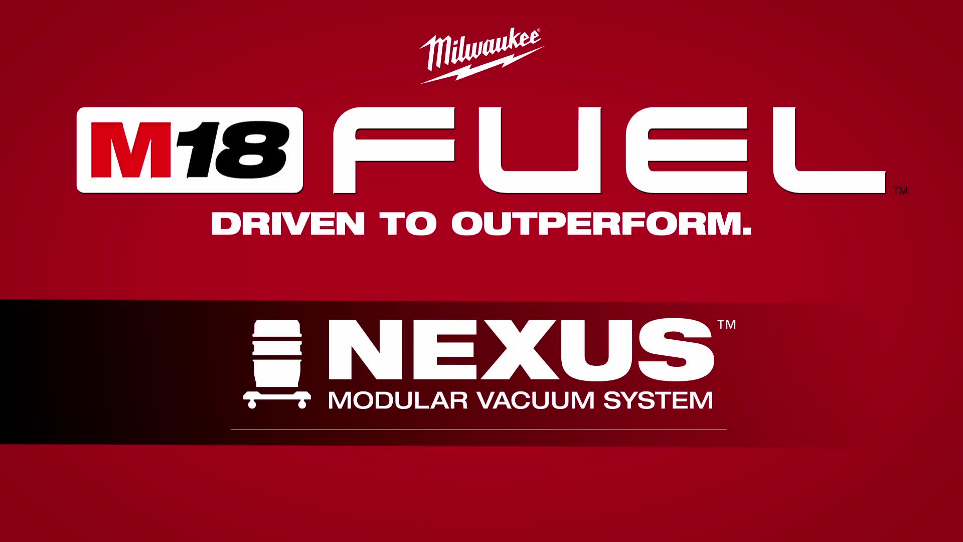 MILWAUKEE M18 FUEL NEXUS Vacuum Program