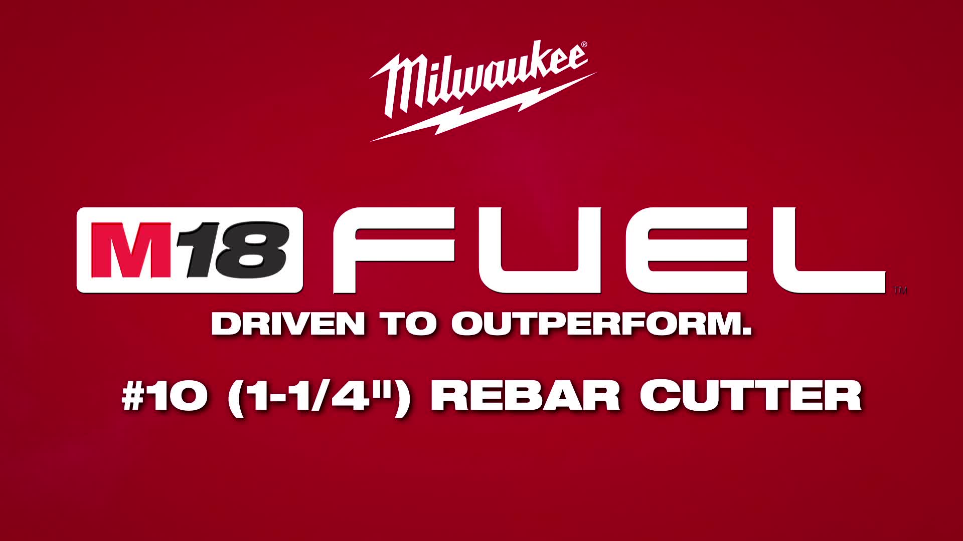 MILWAUKEE M18 FUEL #10 (1-1-4 Inch) Rebar Cutter