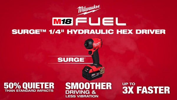 MILWAUKEE M18 FUEL SURGE 1/4" Hex Hydraulic Driver