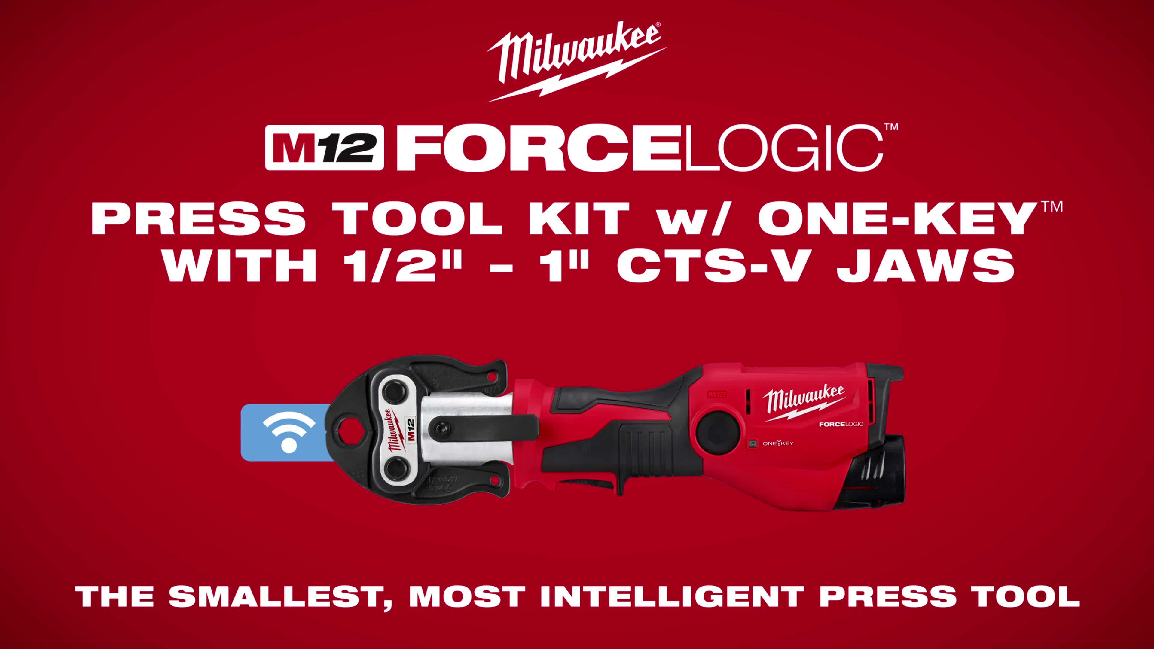 Milwaukee M12 FORCE LOGIC Press Tool \w ONE-KEY 