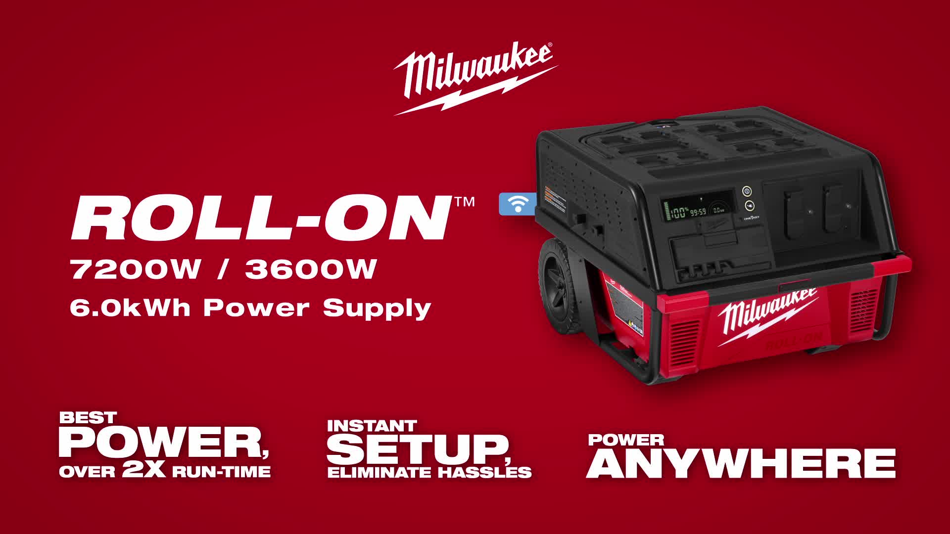 ROLL-ON 7200W-3600W 6.0kWh Power Supply